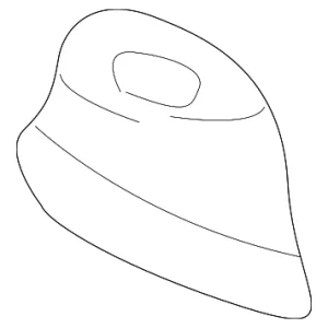 Antenna, Manual Nut - Mazda (GD7A-66-A9Y)