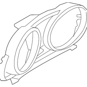 Cluster Bezel - Mazda (C513-55-214)