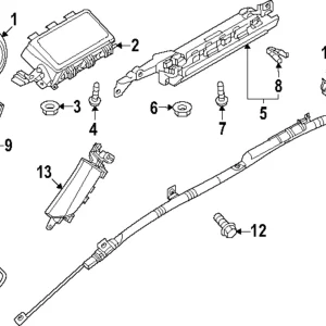 Head Air Bag Clip - Mazda (BCKA-57-K95)