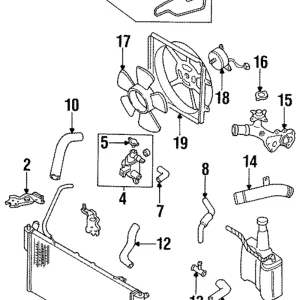 Water Outlet - Mazda (K817-15-17ZD)