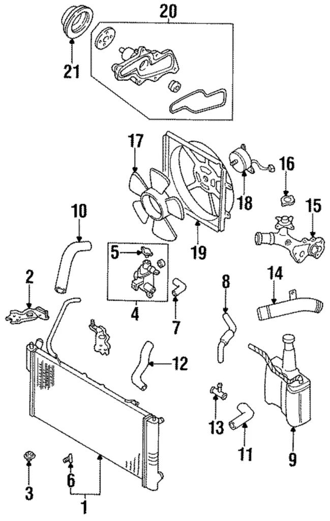 Pulley - Mazda (KL01-15-131)