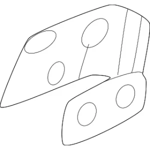 Lower Cover - Mazda (VA43-88-1J7-02)