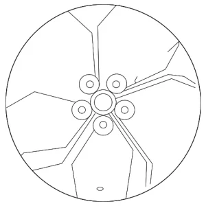 Wheel, Alloy - Mazda (9965-77-7080)