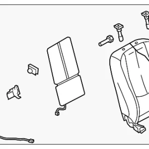 Seat Back Assembly - Mazda (GS4M-88-130A-30)