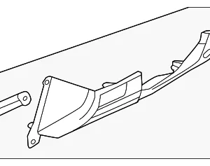 Lower Trim Panel - Mazda (BHN1-64-280A-02)