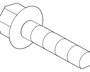 Pivot Cover Screw - Mazda (GS1M-88-651)