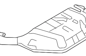Muffler & Pipe - Mazda (CA01-40-200B)