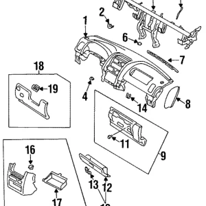Lock - Mazda (BC5E-64-090E-52)