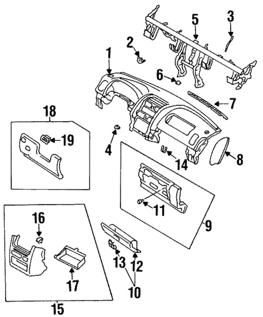 Lock - Mazda (BC5E-64-090E-80)