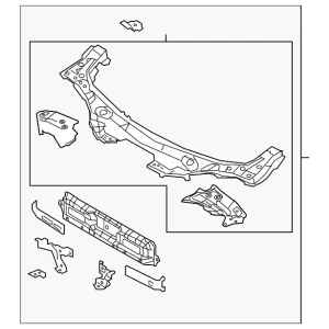 Radiator Support - Mazda (N243-53-100A)