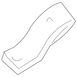 A/C Refrigerant Line Clip - Mazda (BP4S-61-46YA)