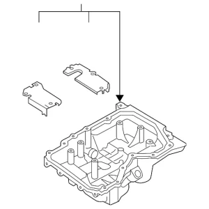 Oil Pan - Mazda (L3K9-10-400H)