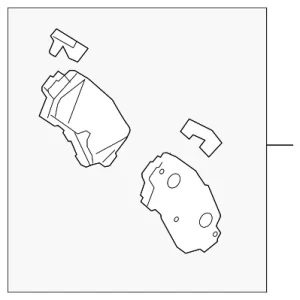 Brake Pads Rear - Mazda (B4Y0-26-48ZC)