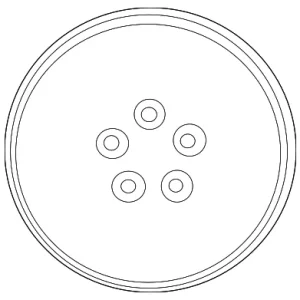 Wheel, Alloy - Mazda (9965-H2-6050)