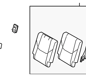 Seat Back - Mazda (TK79-88-380C-02)