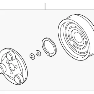 Pulley Assembly - Mazda (BP4S-61-L20)