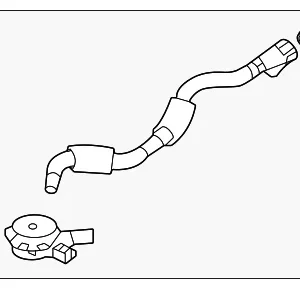 Vent Hose - Mazda (DB4J-42-95X)
