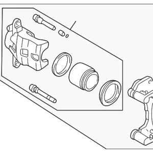 Caliper - Mazda (B2ZC-33-98ZR-TA)