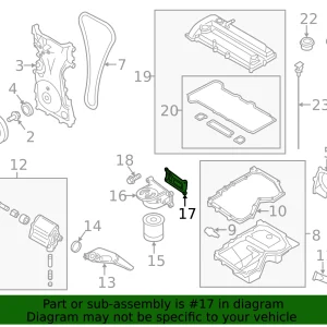Oil Filter Housing Gasket - Mazda (LF02-14-342)