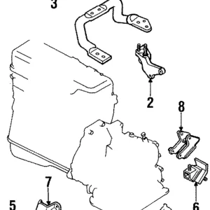 Mount Insulator - Mazda (B180-39-050)