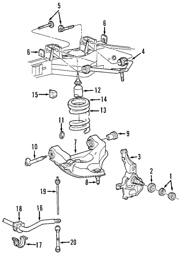 Shock Absorber - Mazda (1FBB-34-700)