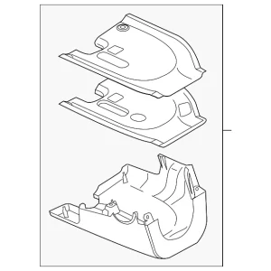 Lower Shroud - Mazda (DF71-60-230E-02)
