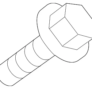 Wedge Screw - Mazda (B216-62-682)