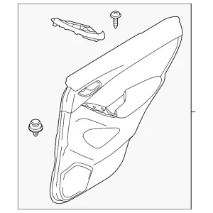 Door Trim Panel - Mazda (KA0G-68-450D-34)