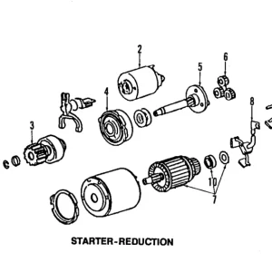 Starter - Mazda (JE26-18-400R-00)