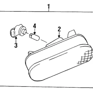 Marker Lamp - Mazda (BC1M-51-5E0A)
