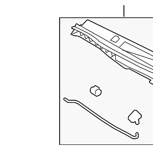 Cowl Grille - Mazda (GS3L-50-7S0A)