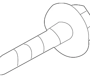 Fog Lamp Bulb Screw - Mazda (9XF0-40-63X9)