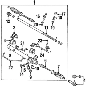 Rack Bushing - Mazda (L029-32-160)