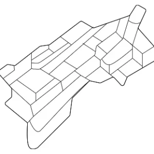 Cowl Panel Reinforcement - Mazda (VA40-53-577)