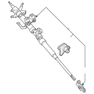 Steering Column - Mazda (FE01-32-10XK)