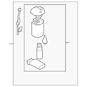 Fuel Pump Assembly - Mazda (LFG1-13-35XA)