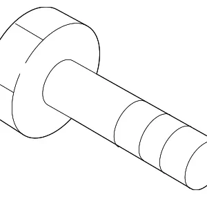 Water Pump Assembly Bolt - Mazda (9XF0-04-157L)