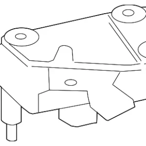 ABS Modulator Bracket - Mazda (ZZCA-43-310)