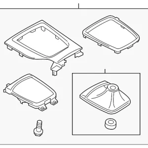 Shift Panel - Mazda (BABD-64-340B)