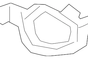 Quarter Panel Speaker Bracket - Mazda (TK79-68-854)