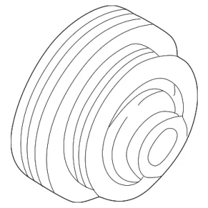Crankshaft Pulley - Mazda (KLG4-11-400)