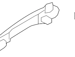 Handle, Outside - Mazda (G22C-59-410P-79)