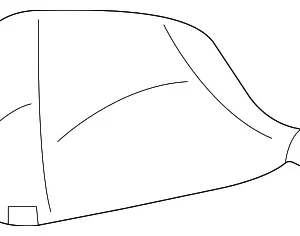 Cowl Trim Access Panel - Mazda (BDTS-68-381-02)