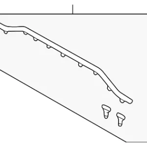 Rear Weather-Strip - Mazda (LC62-56-760)
