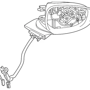 Mirror Base - Mazda (KEVC-69-181B)