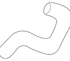 Heater Hose - Mazda (LC71-61-313)