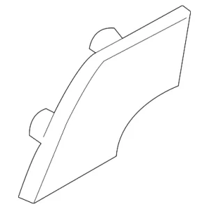 Surround Weather-Strip Front Clip - Mazda (TD11-72-762)