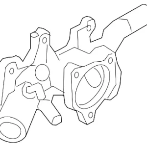 Engine Coolant Thermostat Housing - Mazda (PEDD-15-17Z)