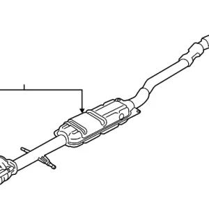 Exhaust Pipe - Mazda (PY4K-40-600)