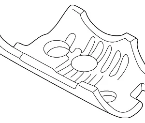 Compressor Assembly Pad - Mazda (KJ01-20-262)